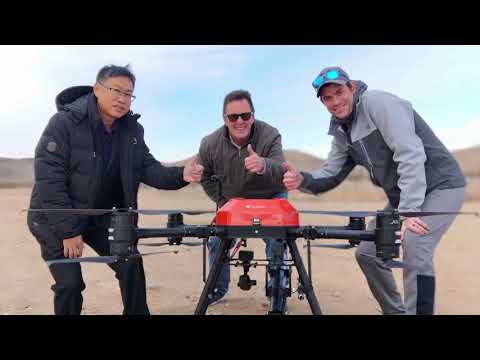 Walkera Firefighting Drone-ZHUN test demo in desert ,Las Vegas, 2019