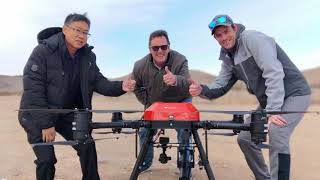 Walkera Firefighting Drone-ZHUN test demo in desert ,Las Vegas, 2019