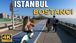 Istanbul  Bostanci Coast  Walking Tour | December 2021 | 4K UHD 60 FPS