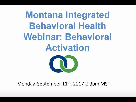 IBH Webinar Series: Behavioral Activation
