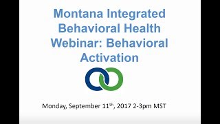 IBH Webinar Series: Behavioral Activation