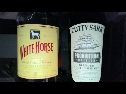 White Horse vs. Cutty Sark Prohibition Edition - YouTube