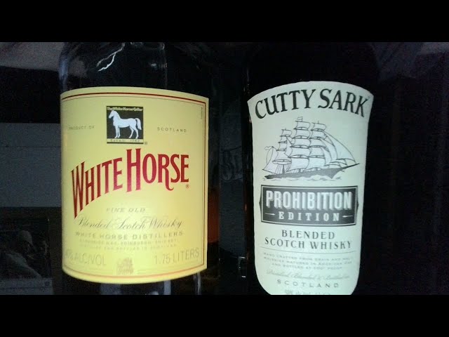 White Horse vs. Cutty Sark Prohibition Edition - YouTube