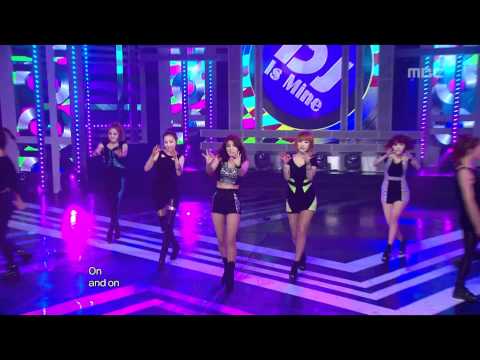 Wonder Girls The DJ Is Mine 원더걸스 디제이 이즈 마인 Music Core 20120609 