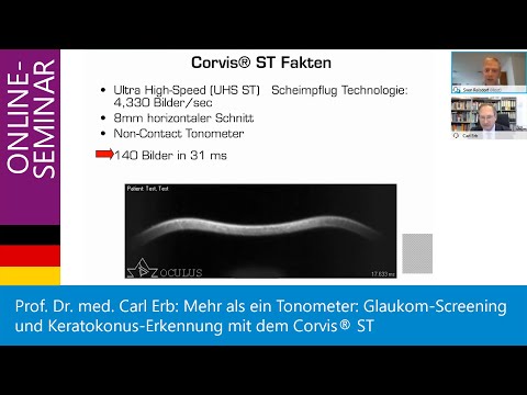 Mehr als ein Tonometer: Glaukom-Screening und Keratokonus-Erkennung mit dem Corvis® ST