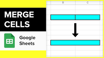 How to MERGE or UNMERGE cells in Google Sheets