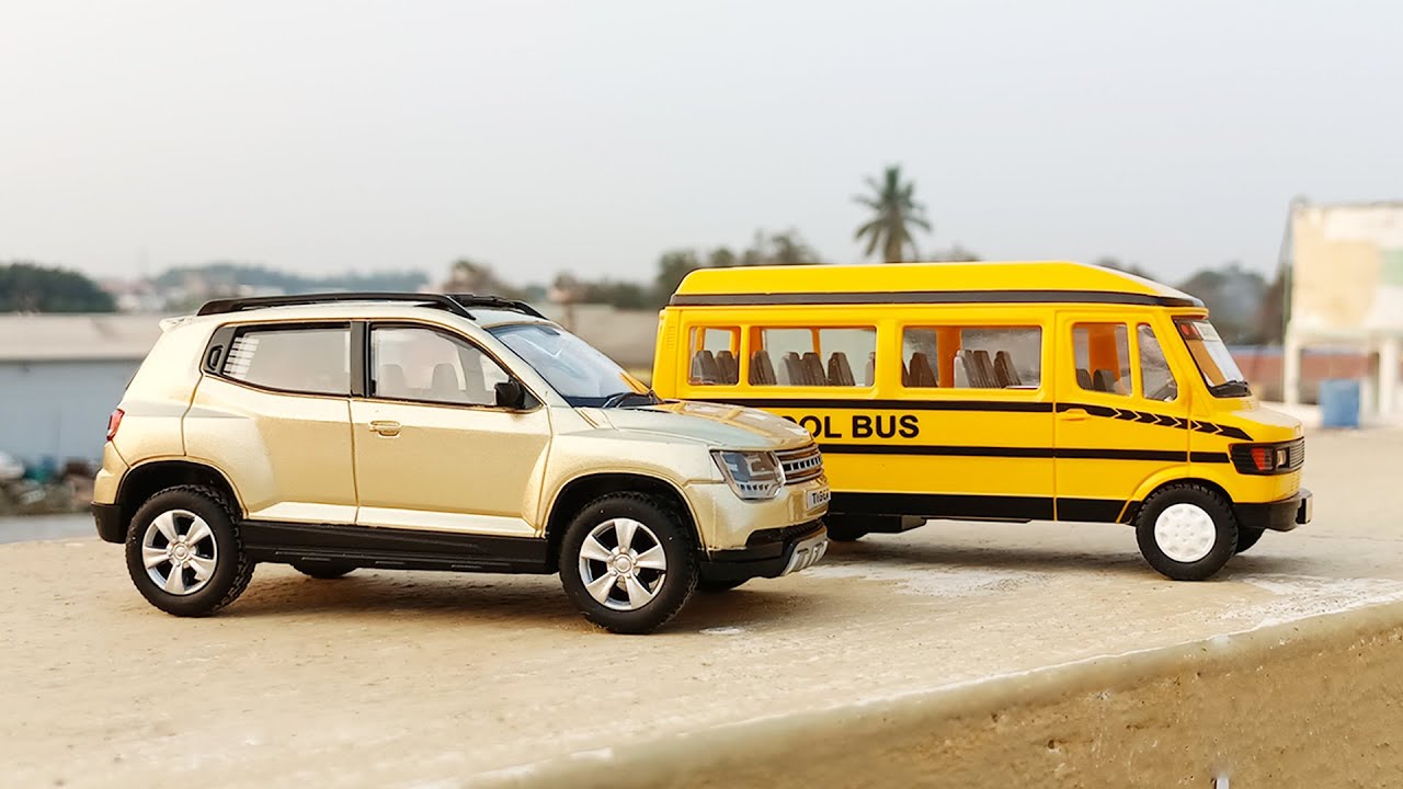 Unboxing Scale Model Centy Toys School Bus, kia seltos Diecast Model # ...