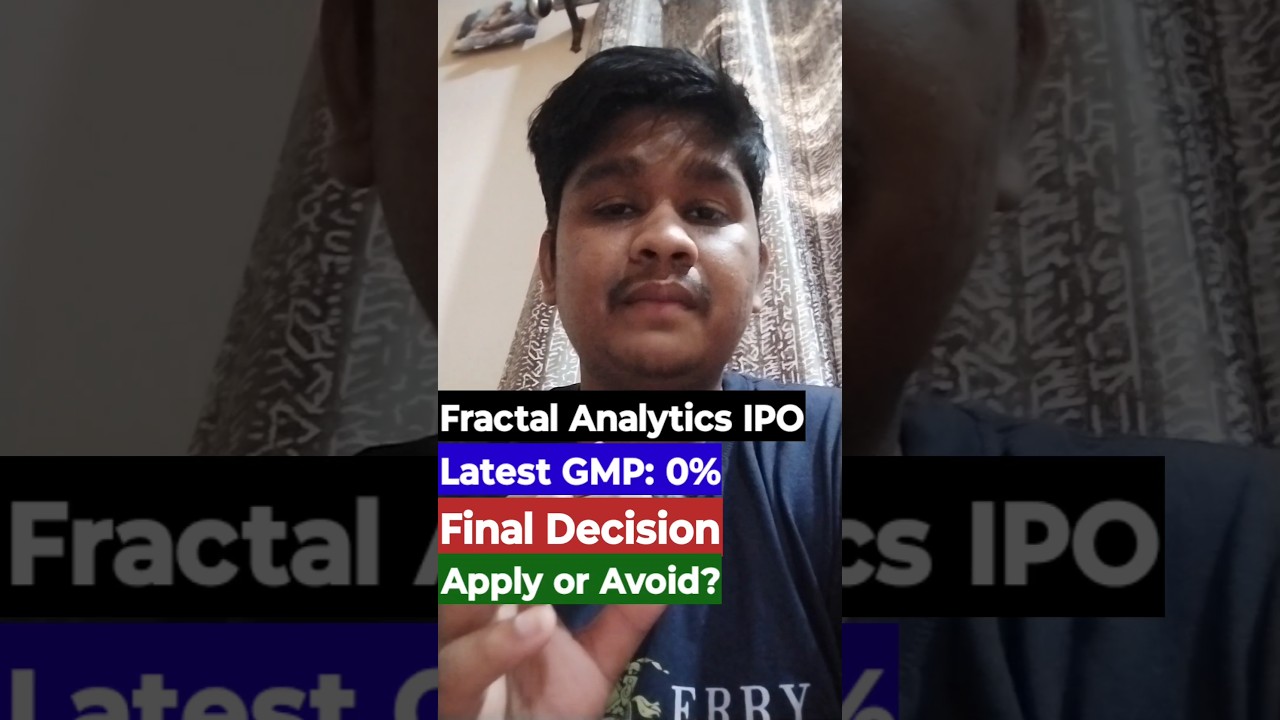Fractal Analytics ltd IPO Final Decision Apply or Avoid and latest GMP 🤔 