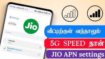Jio4G internet increase 5G APN settings |How to Improve Net Speed Unlimited | Jio APN TNTech