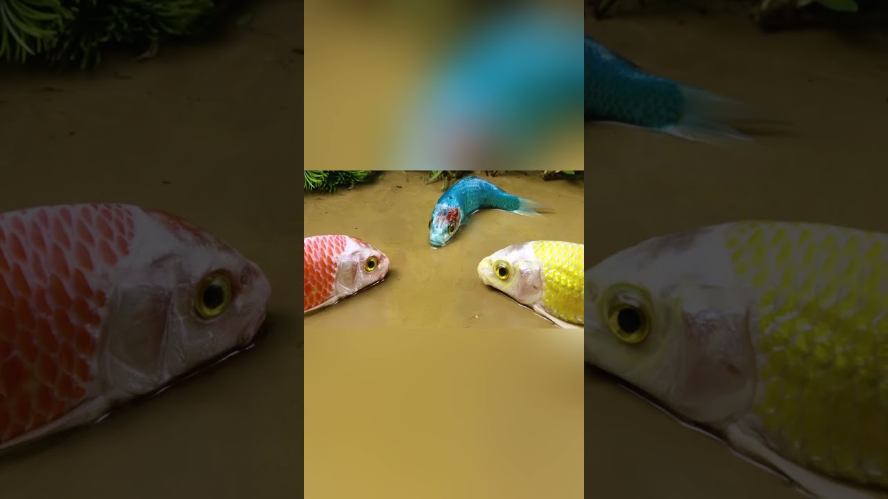 Koi Fish Eats Egg and Transforms 