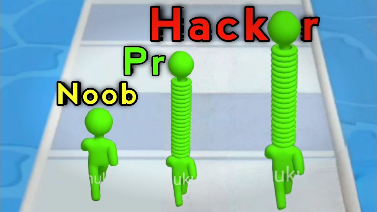 Noob Vs Pro Vs Hacker Long Neck Run |Neck Stack Run 3d Game| Null Mukul ...
