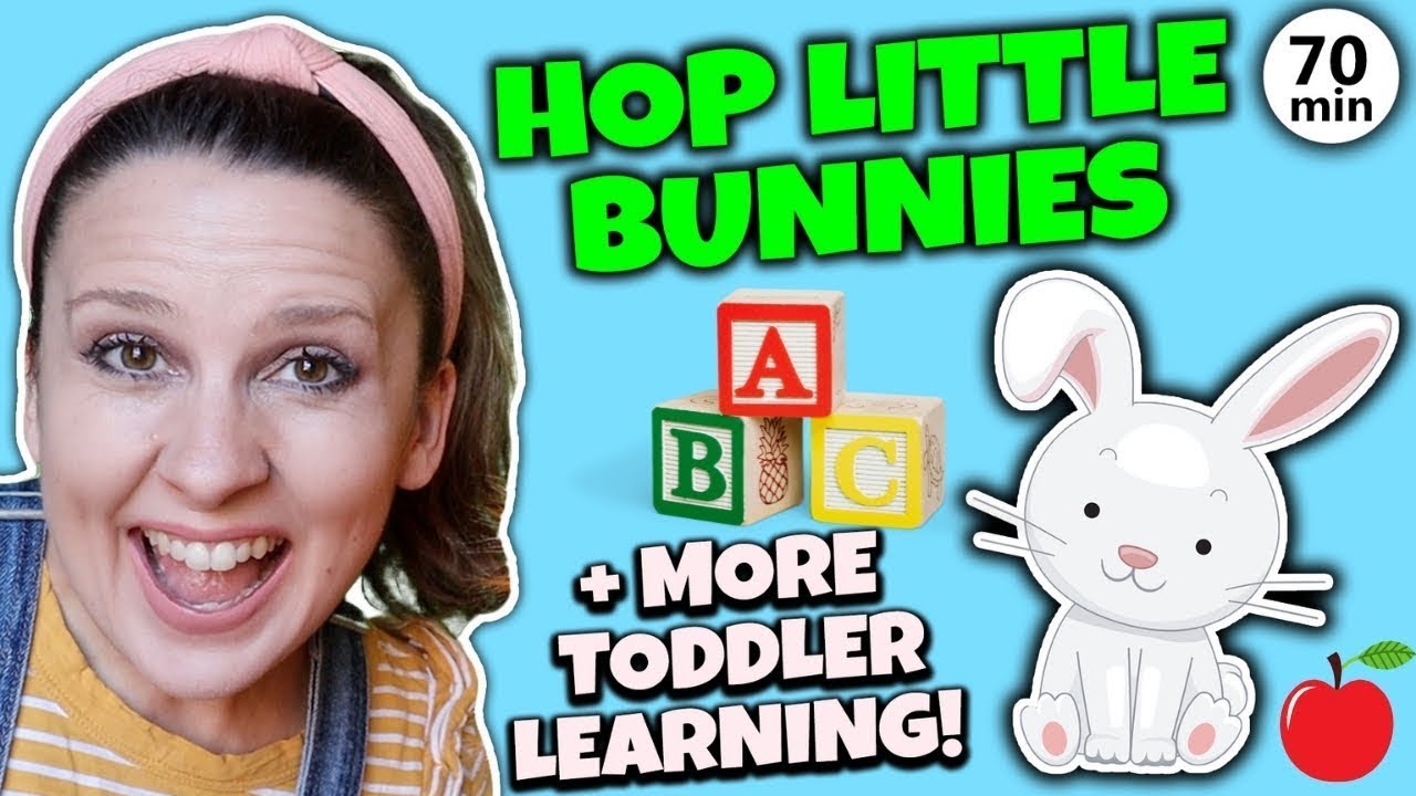 Hop Little Bunnies Hop Hop Hop + More Ms Rachel Nursery Rhymes & Kids Songs