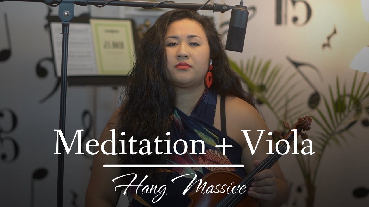 Meditation instrumental music. Calm music. Hang drum + viola improvisation by Tamila Viola