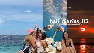 BALI 🏴‍☠️ diaries 03 ⊹˙ la isla de mis sueños existe | nusa & gili islands