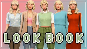 👠 BUSINESS CASUAL LOOKBOOK | The Sims 4 Create A Sim + CC Links