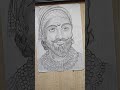 "One Pencil, One Brush, One Legend – Shivaji Maharaj ✏️🚩".