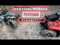 Honda Foreman and Rancher extreme mudding