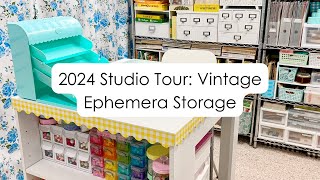 2024 Studio Tour:  Vintage Storage