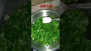 मूली के पत्तों की सब्जीshorts ashortaday radish recipe