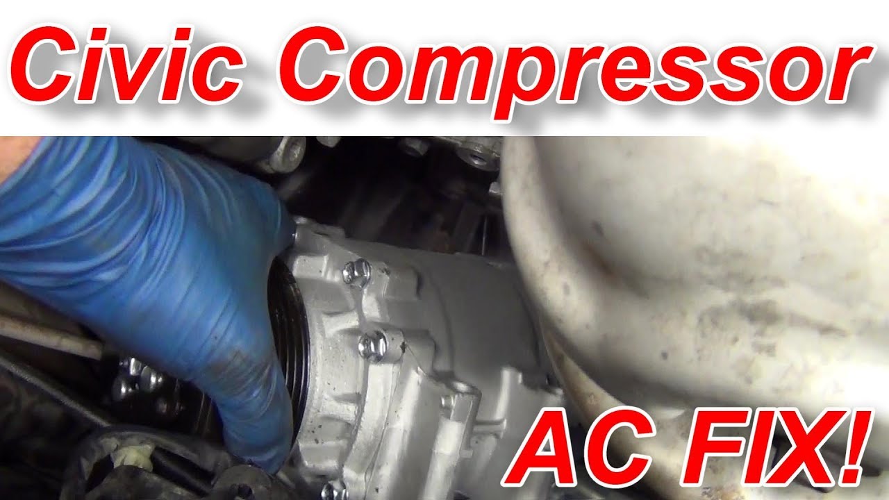 How to Diagnose and Fix Civic AC Compressor - YouTube