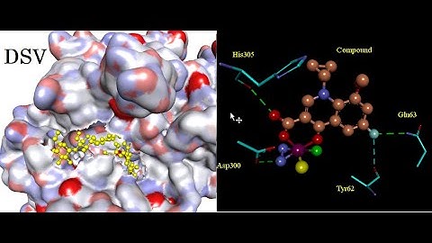 Discovery Studio Visualizer - 5 (DSV) surface, ribbon model, background, RMSD @MajidAli2020