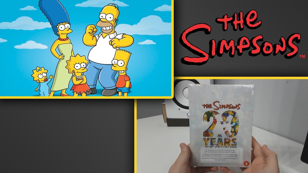 The Simpsons The Complete Twentieth Season DVD Unboxing