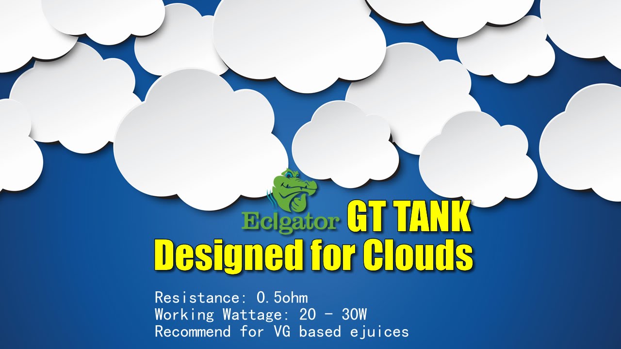 Ecigator GT Tank - Small Tank Atomizer That Can Blow Clouds
