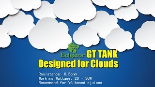 Ecigator Gt Tank - Small Tank Atomizer That Can Blow Clouds