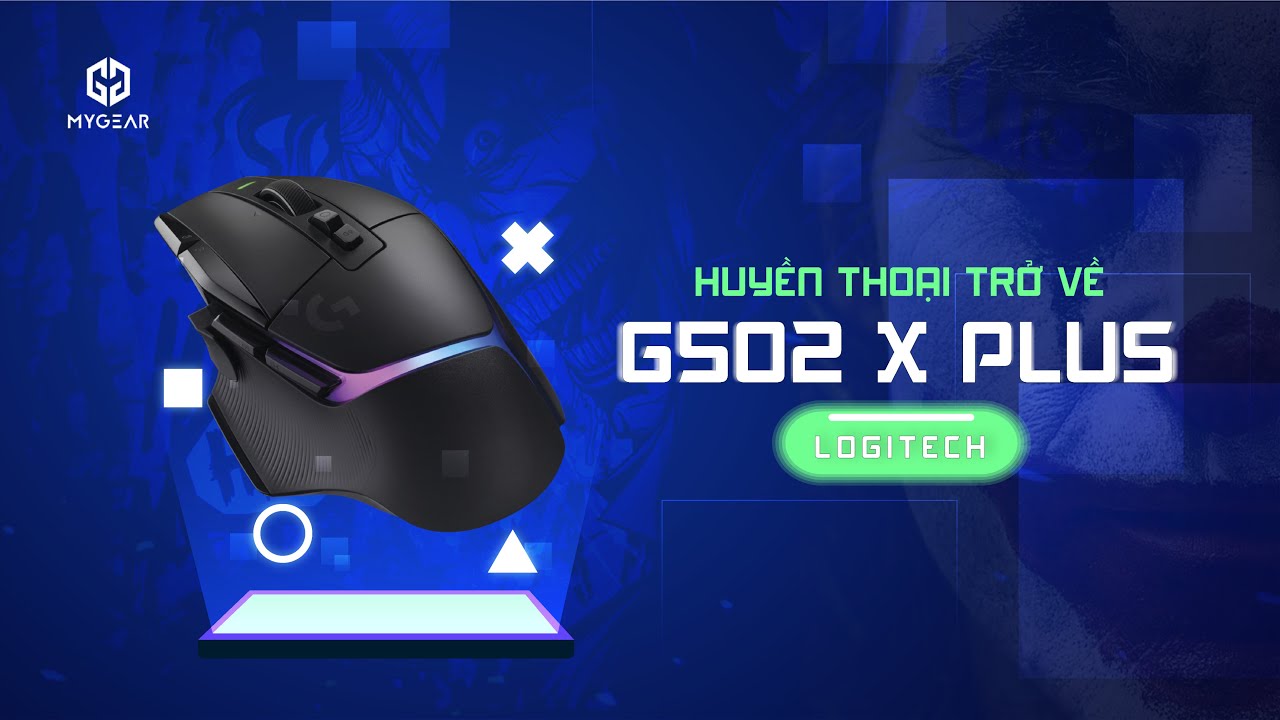 Chuột không dây Logitech G502 X Plus Wireless RGB Gaming
