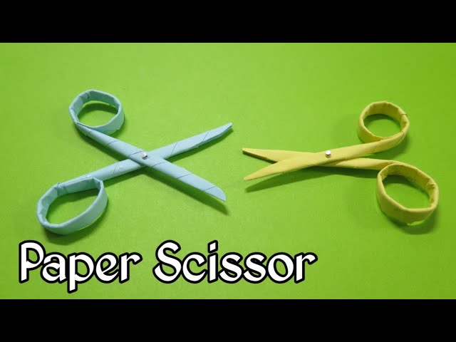 종이 가위 튜토리얼, Easy DIY Paper Scissors Tutorials