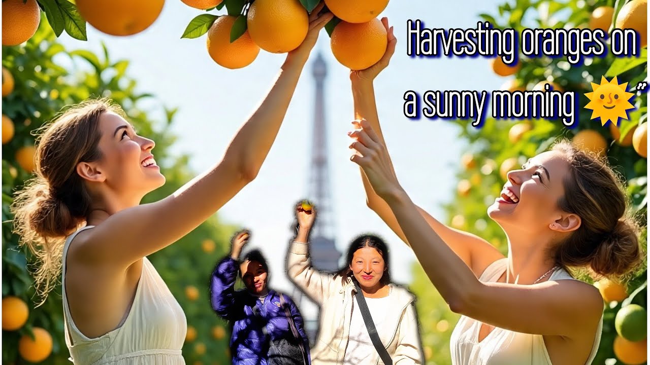 Orchard Adventure: Harvesting Juicy Oranges!"