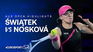 Iga Świątek v Linda Nosková | Round Three | Extended Australian Open 2024 Highlights 🇦🇺