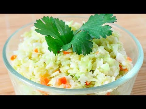 EASY Creamy Coleslaw - Quick Homemade Cole Slaw - BBQ Sides - Backyard Texas Barbecue