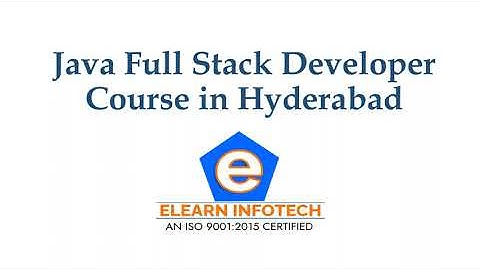Java Full Stack Developer Course in Hyderabad