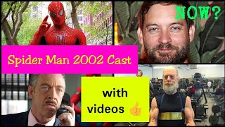 Spider Man cast Then and Now.