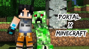 Minecraft in Portal 2 - The Mine