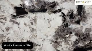 Santorini Granite Lot 1196 | Light Granite Countertops | New Arrival at East West Marble