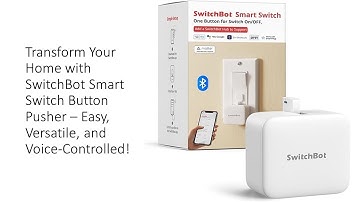 Transform Your Home with SwitchBot Smart Switch Button Pusher – Easy, Versatile, & Voice-Controlled!