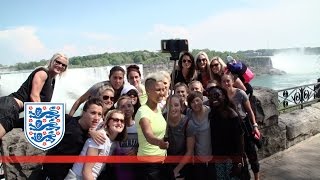 England Womens Team Day Out Niagara Falls Inside Access