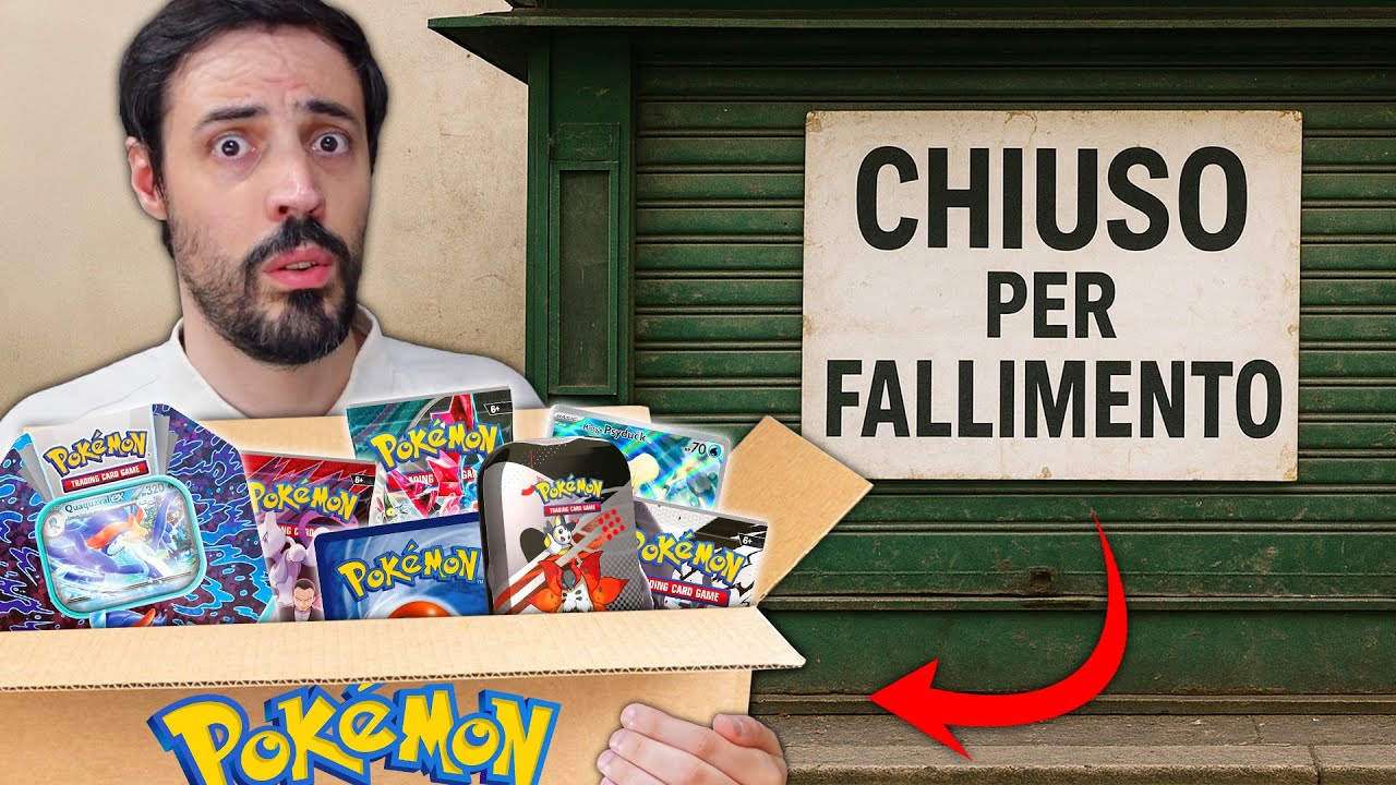 Ho Comprato le Carte Pokémon di un'EDICOLA in Fallimento - YouTube