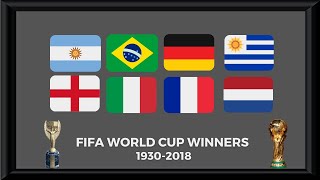 FIFA WORLD CUP WINNERS 1930-2018 كأس العالم