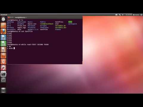 Video: Bagaimana Anda membuat file teks di bash?