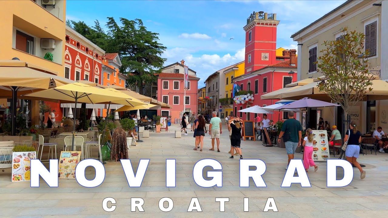 Novigrad Croatia,  Urlaub in Novigrad Kroatien 4K UHD 