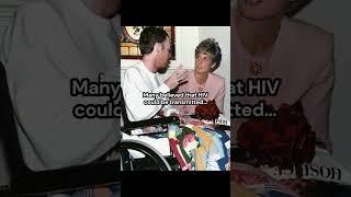 The Photo of Princess Diana Shaking The Hand of an AIDS Patient #photos #history