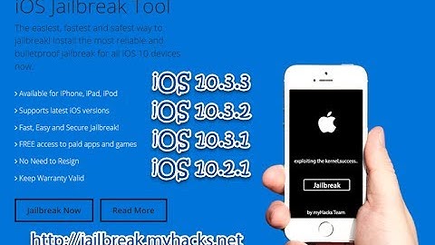 myHacks iOS 10.2.1 - 10.3.3 Jailbreak Tool 🔥