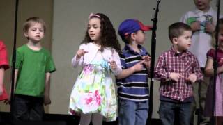Makayla's Easter Program 2011