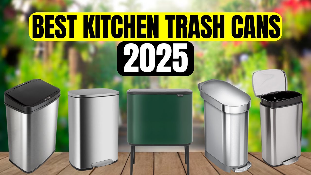 The 5 Best Kitchen Trash Cans of 2025 - YouTube