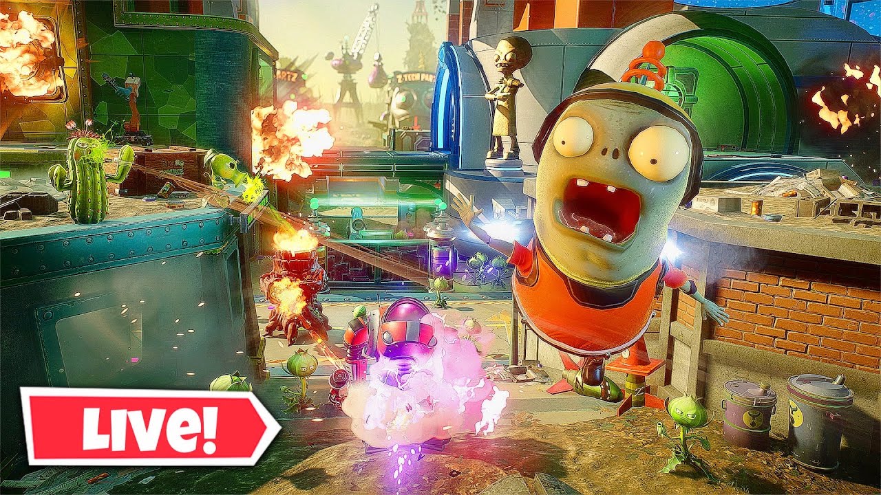 Playing (Plants Vs Zombies Garden Warfare 2) with subscribers live ...