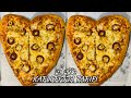 ❤️🍕Yumuşacık Kalpli Pizza Tarifi(Pizza hamuru Tarifi)Nasıl Yapılır?طرز تهیه پیتزا قلبی بسیار خوشمزه