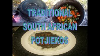 TRADITIONAL SOUTH AFRICAN POTJIEKOS RECIPE - BEEF STEW - beef potjie